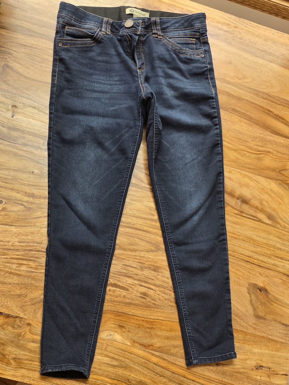 Dark Wash Democracy Jeans-"Ab"solution fit"-Women's Size 10